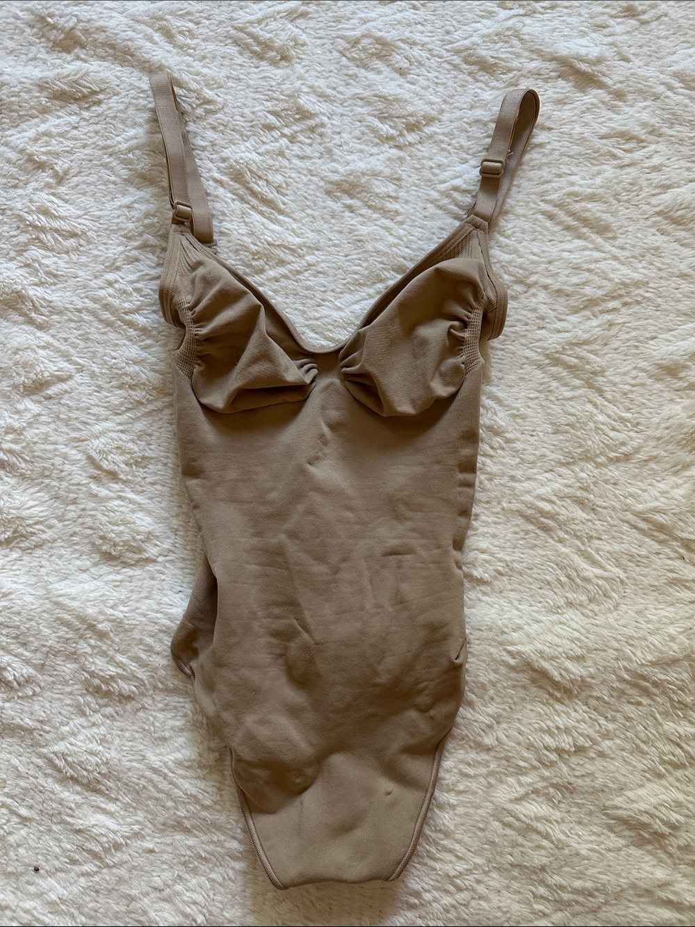 SKIMS Shapewear Bodysuit in Taupe